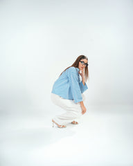 Stripes Button Down - Blue