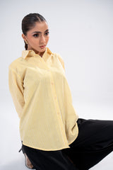 Stripes Button Down - Yellow