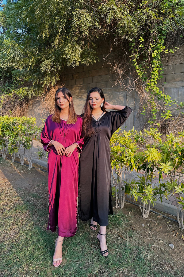 BLACK SWAN KAFTAN