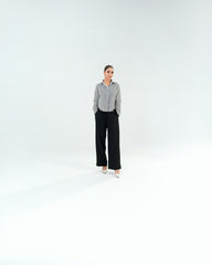 Stripes Button Down - Black